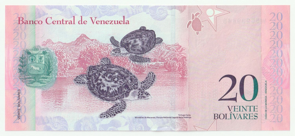 Venezuela, 20 Bolívares, 2013, UNC