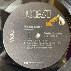 Винтажная виниловая пластинка LP Scorpions Virgin Killer (USA 1976)