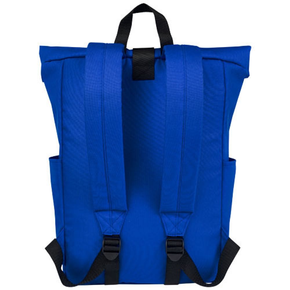 Рюкзак Byron 15,6" объемом 18 л со скручиваемым верхом, изготовленный из переработанного ПЭТ по стандарту GRS