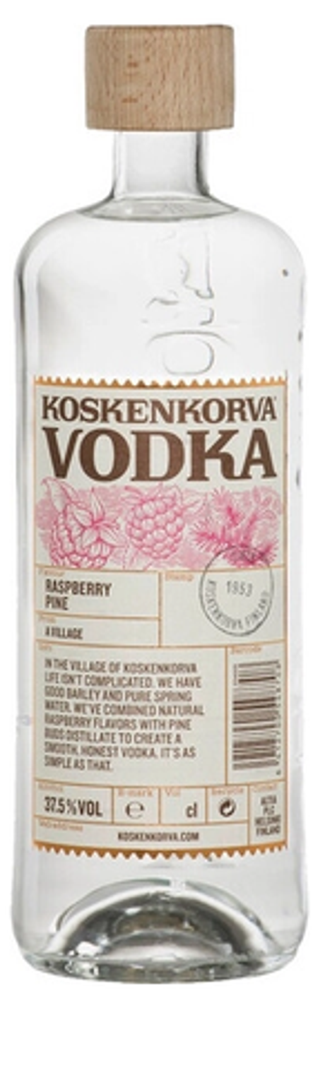 Водка Коскенкорва со вкусом со вкусом малины и сосновых почек