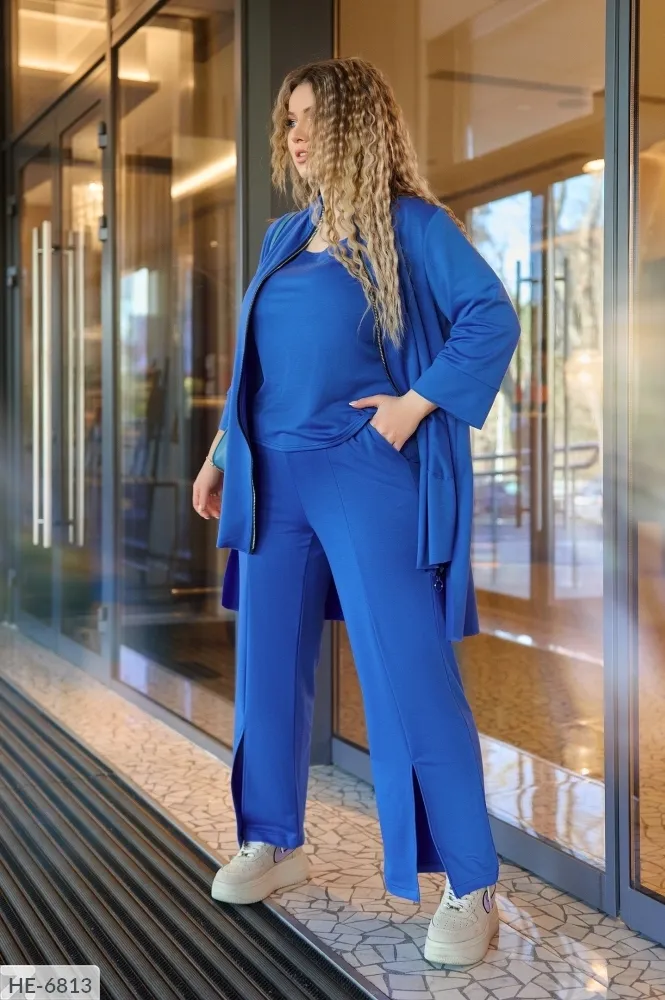 Костюм тройка HE-6811 Фабрика Моды