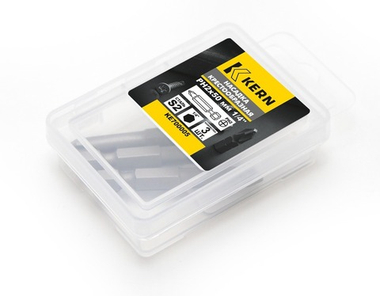 Насадка крестообразная PH2х50мм 1/4" S2 в боксе KERN (упак/3шт)