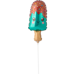 Шар Фольгированный Мороженое Эскимо бирюзовое (Бирюзовый)