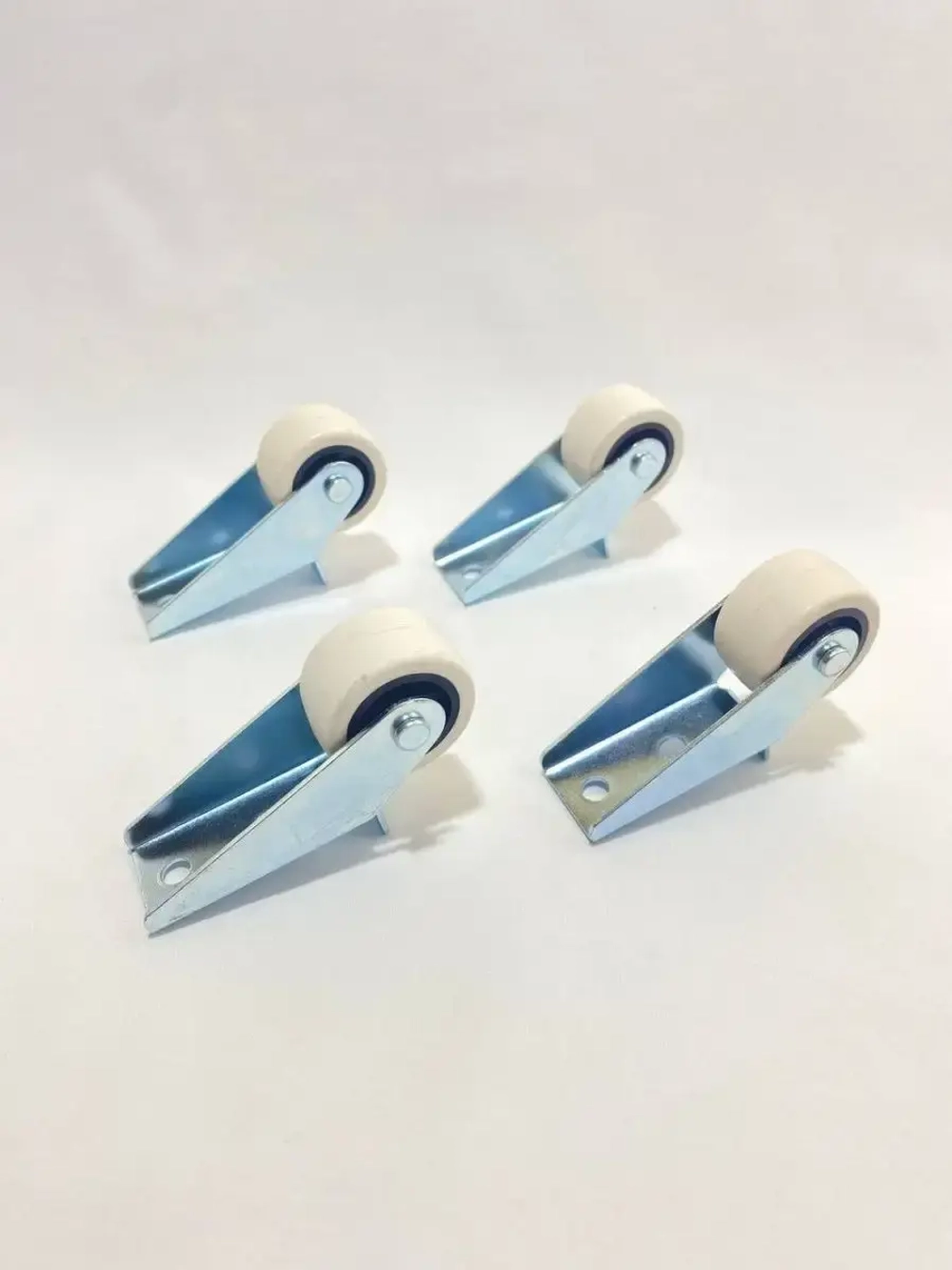 Колесо для мебели ролик для дивана 4 штуки №0232 бел