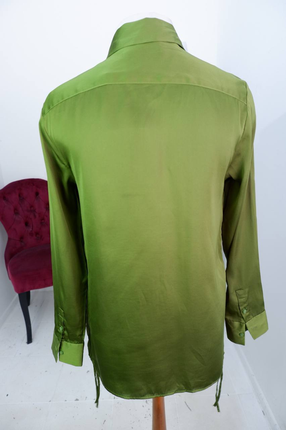 Блузка Marks&Spencer струящаяся, маркировка 36, визуально на 42 размер