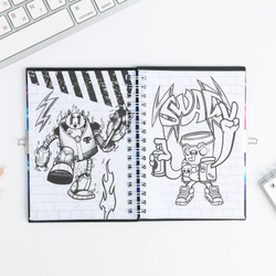 Анкета на замочке, в твердой обложке А6, 40 листов "Тачка" 5299248