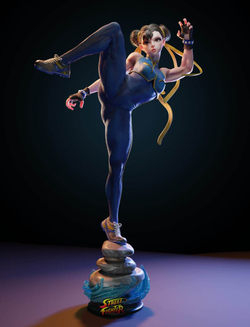Чунь Ли Фигурка Chun-Li Street Fighter