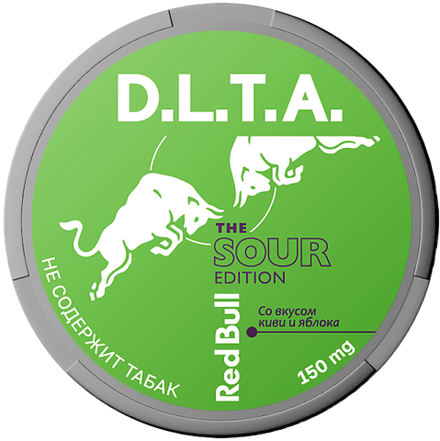 D.L.T.A 150 MG RED BULL - Киви & Яблоко