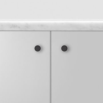 Ручка кнопка Buster + Punch Furniture Knob Linear Black