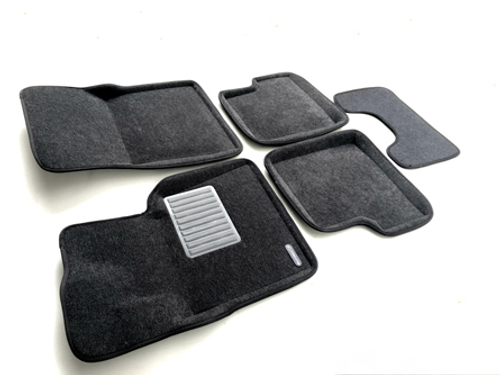 Коврики салона для MERCEDES W463 (G-Class) (2000-2017) Euromat 3D Business серые. Арт. EMC3D-003512G