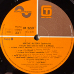 Mathé Altéry ‎– Operettes 2LP (Франция 1977г.)