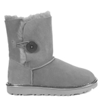 Угги Bailey Button Short II Metallic Grey