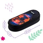 Пенал корпусный 1 отделение, 220*90*45 Berlingo "Football winner", полиэстер