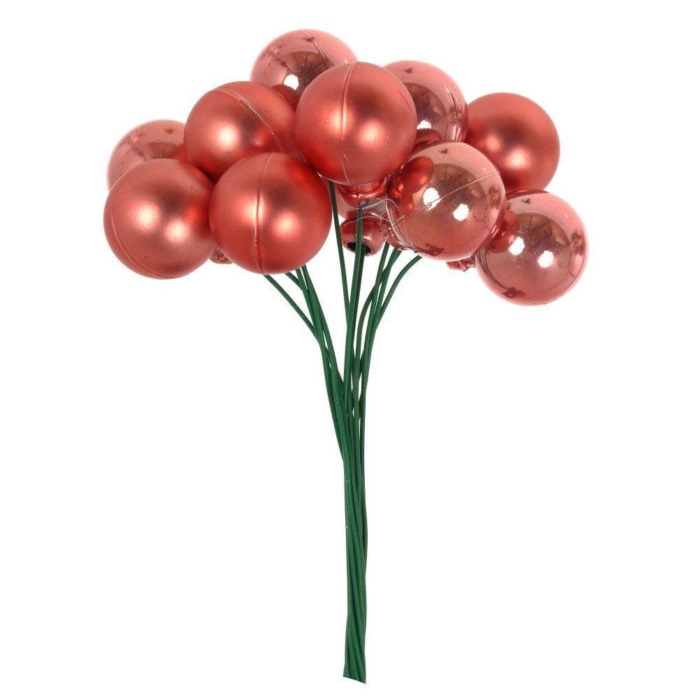 GAEM Набор из 12 шт, Изделие декоративное "Ягоды" (20мм), L9 W4 H15 см