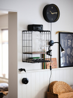 Настольный светильник с зажимом IKEA NAVLINGE (НЭВЛИНГЕ), Черный, 34 см