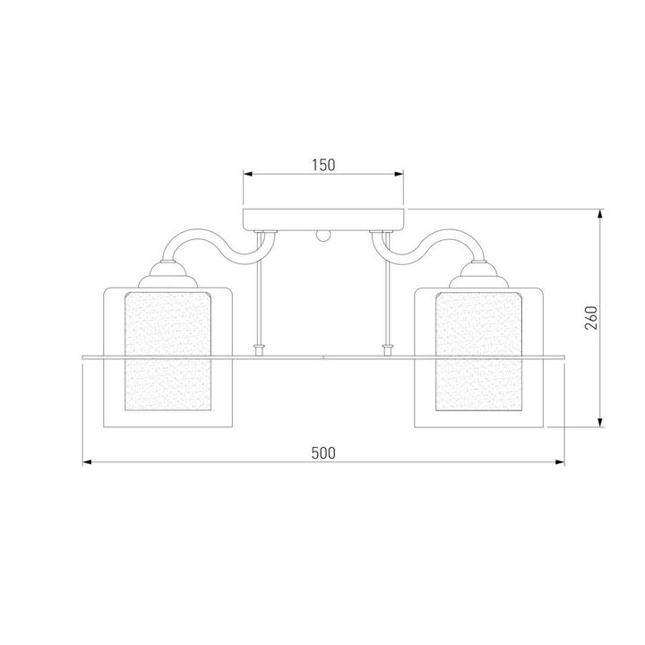 Потолочная люстра Eurosvet 30160/5 хром