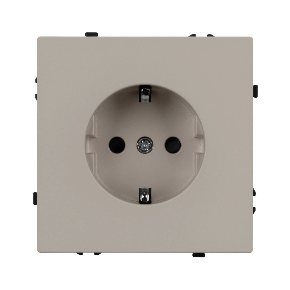 Механизм электрической розетки SCT-NOBE-MEU1-SFPL-CA (230V, 16A) (Arlight, Кашемир) 059452