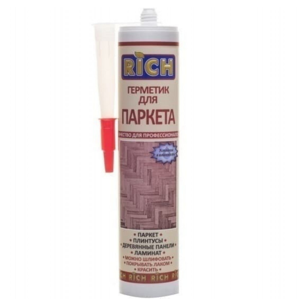 Герметик для паркета RICH 310 мл Сосна/Ясень/Клён