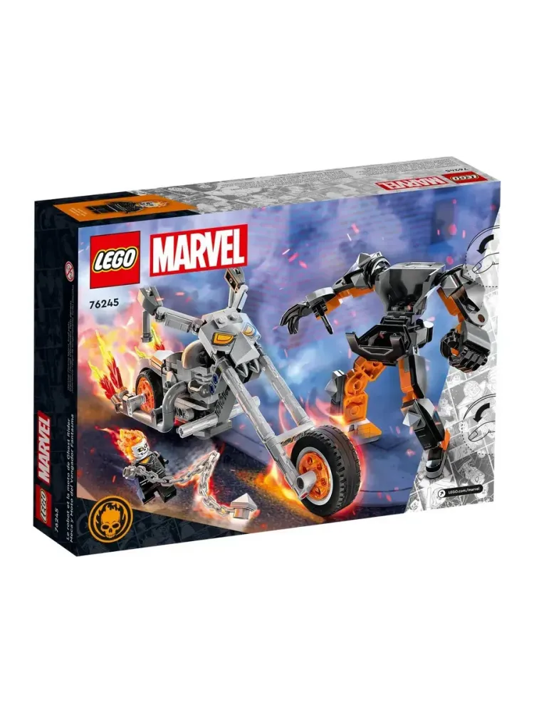Конструктор Marvel 76245 Призрачный гонщик: мех и мотоцикл