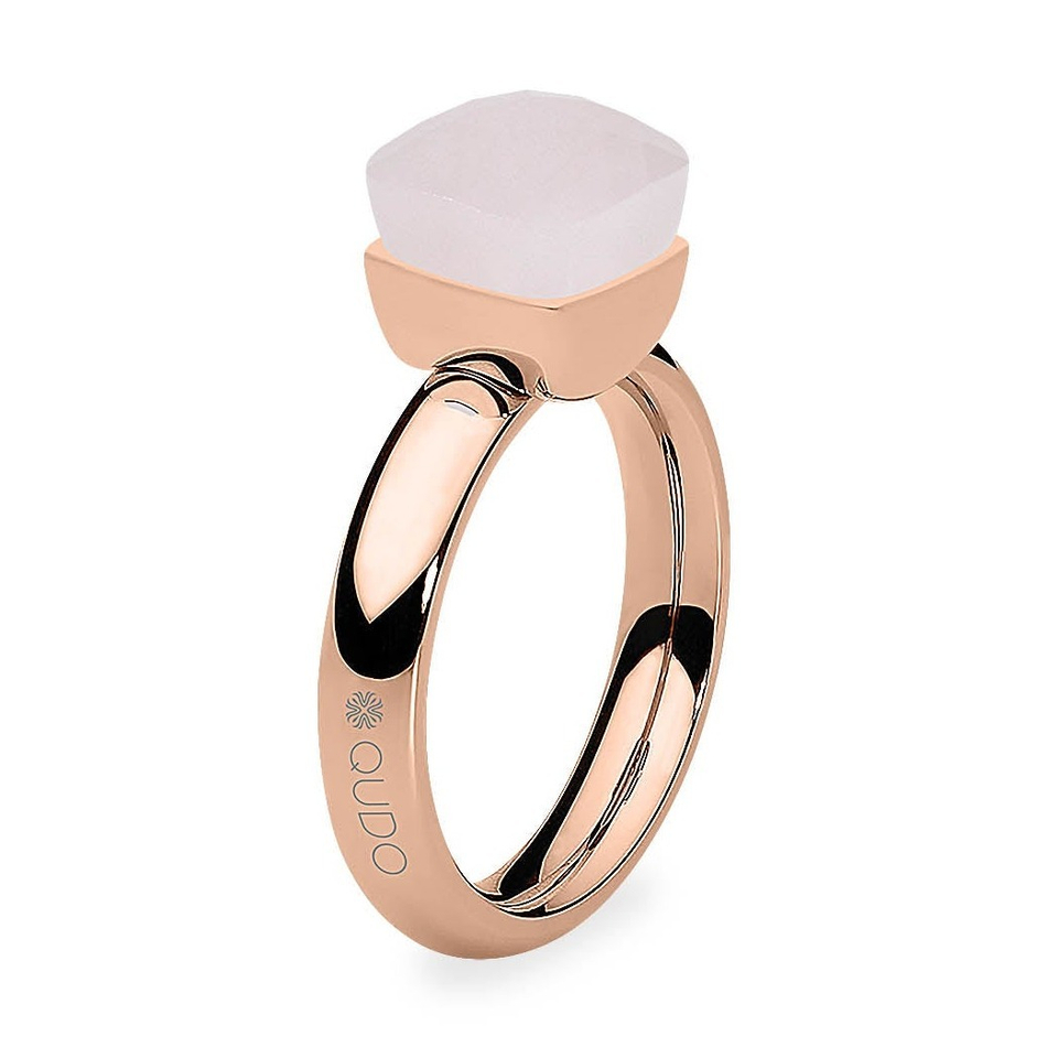 Кольцо Qudo Firenze Dark Rose Opal 18 мм 610094 R/RG размер 18