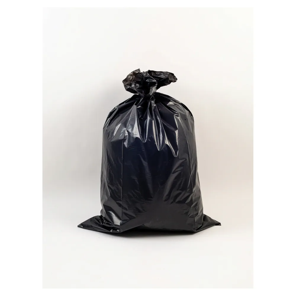 Мешки для мусора 240 л, черные, в рулоне 20 шт., ПВД, 35 мкм, 140х90 см, PACLAN "Big&Strong"