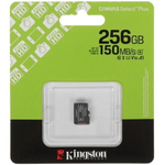 Карта памяти Kingston 256GB MicroSDXC Class 10 Canvas Select Plus 150мб/с (SDCS3/256GBSP)