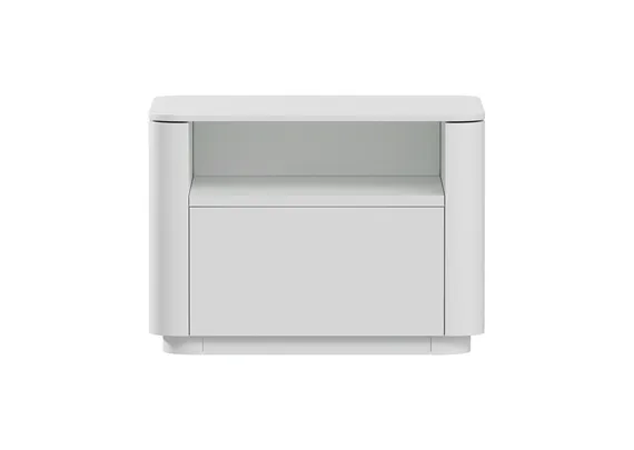 Тумба прикроватная Tammi 1 полка 1 ящик ширина 50 см (белый)