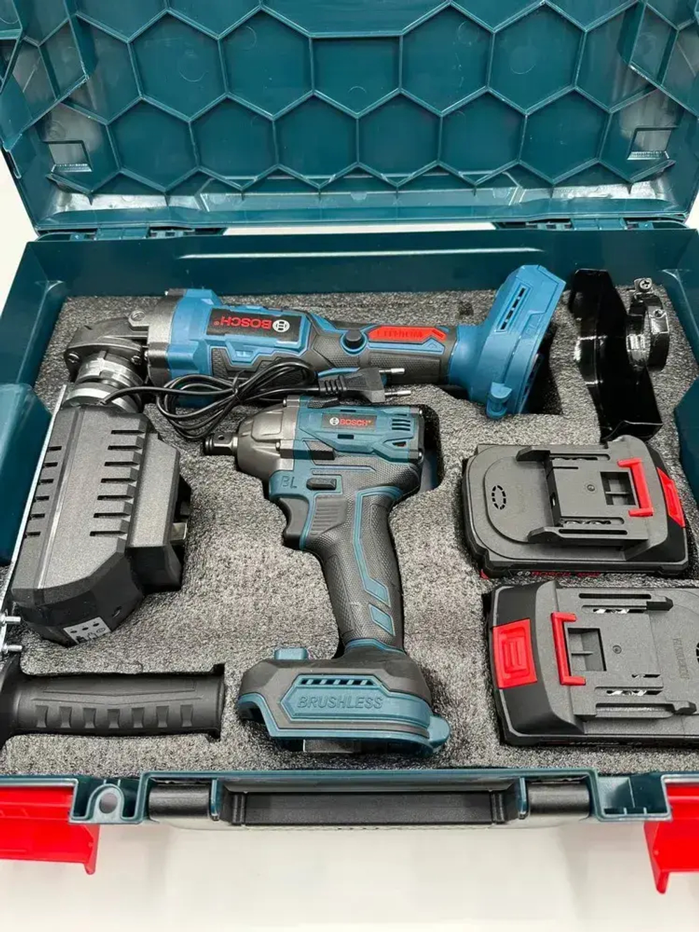 Набор электроинструментов аккумуляторных 2в1 36V /болгарка, гайковерт