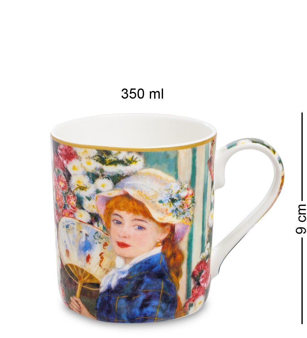 Carmani CN-32 Кружка «Девушка с веером (П. О.Ренуар)» 350 мл