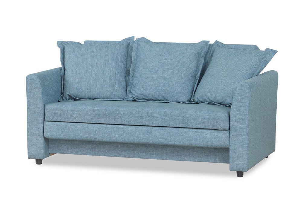 Диван-кровать из массива бруса "Имола" (изумрудный Twist Emerald), ЕММ