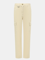 Брюки жен. карго AERONAUTICA 1535 бежевый