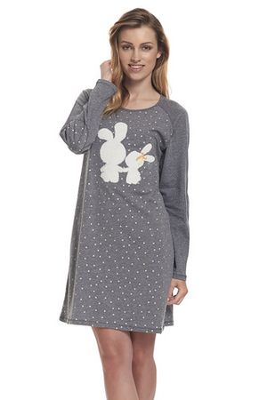 Женская сорочка TM.9334 Dark Grey Doctor Nap