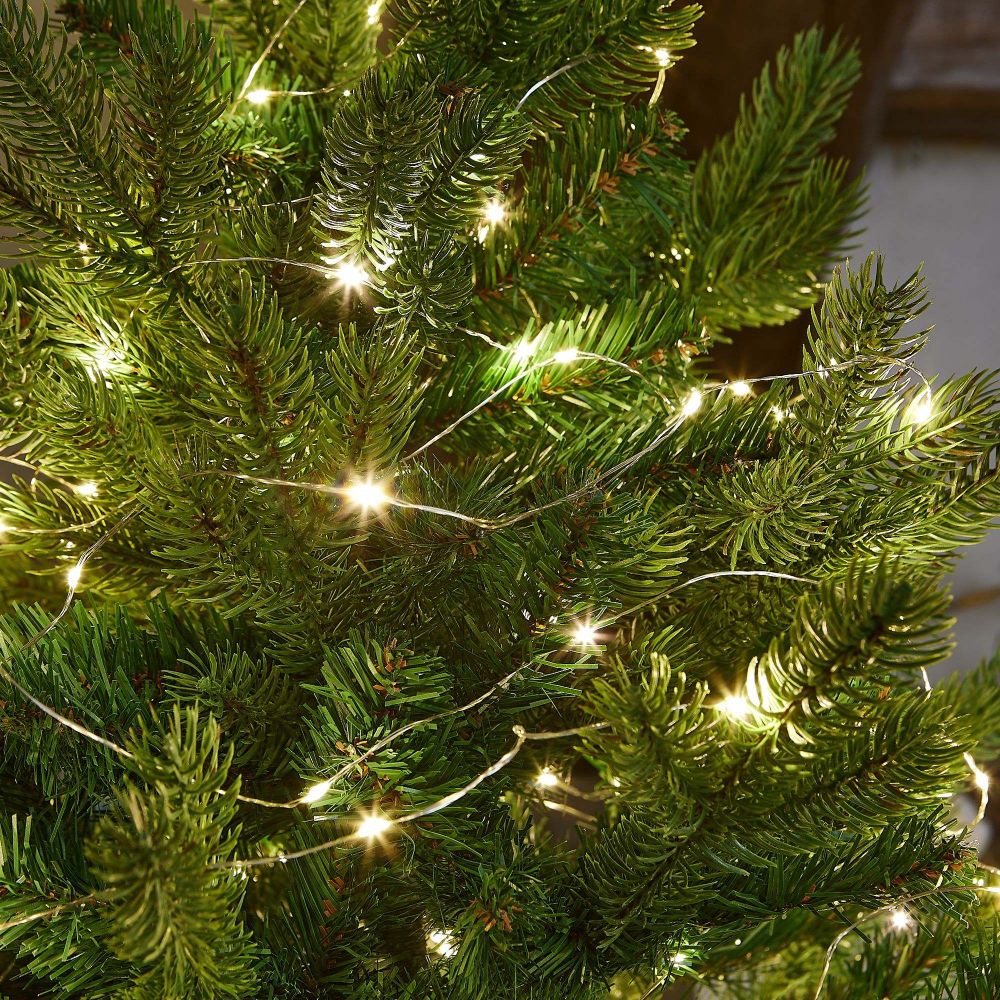 ULD-S10000-1000-DTA-RC WARM WHITE IP44 DEW Гирлянда светодиодная Роса. 100м. 1000 светодиодов. Теплый белый свет. Пульт ДУ в-к. Провод прозрачный. ТМ Uniel