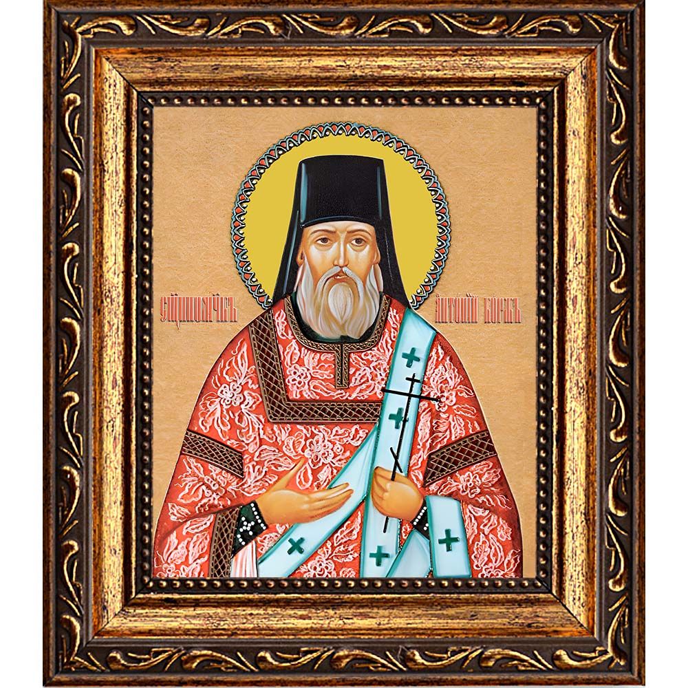 Антоний Корж преподобномученик. Икона на холсте.