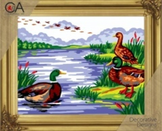 "Утки"-6237К вышивка