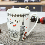 Кружка 360мл керамическая, цвет в ассортименте