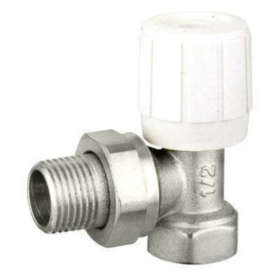 Клапан регулировочный ручной для радиатора VALFEX угловой 3/4" (компактный)