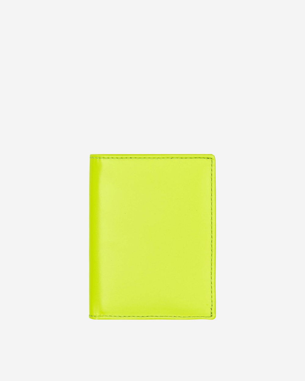 Comme Des Garçons Wallet Кожаный Кошелек Super Fluo Желтый