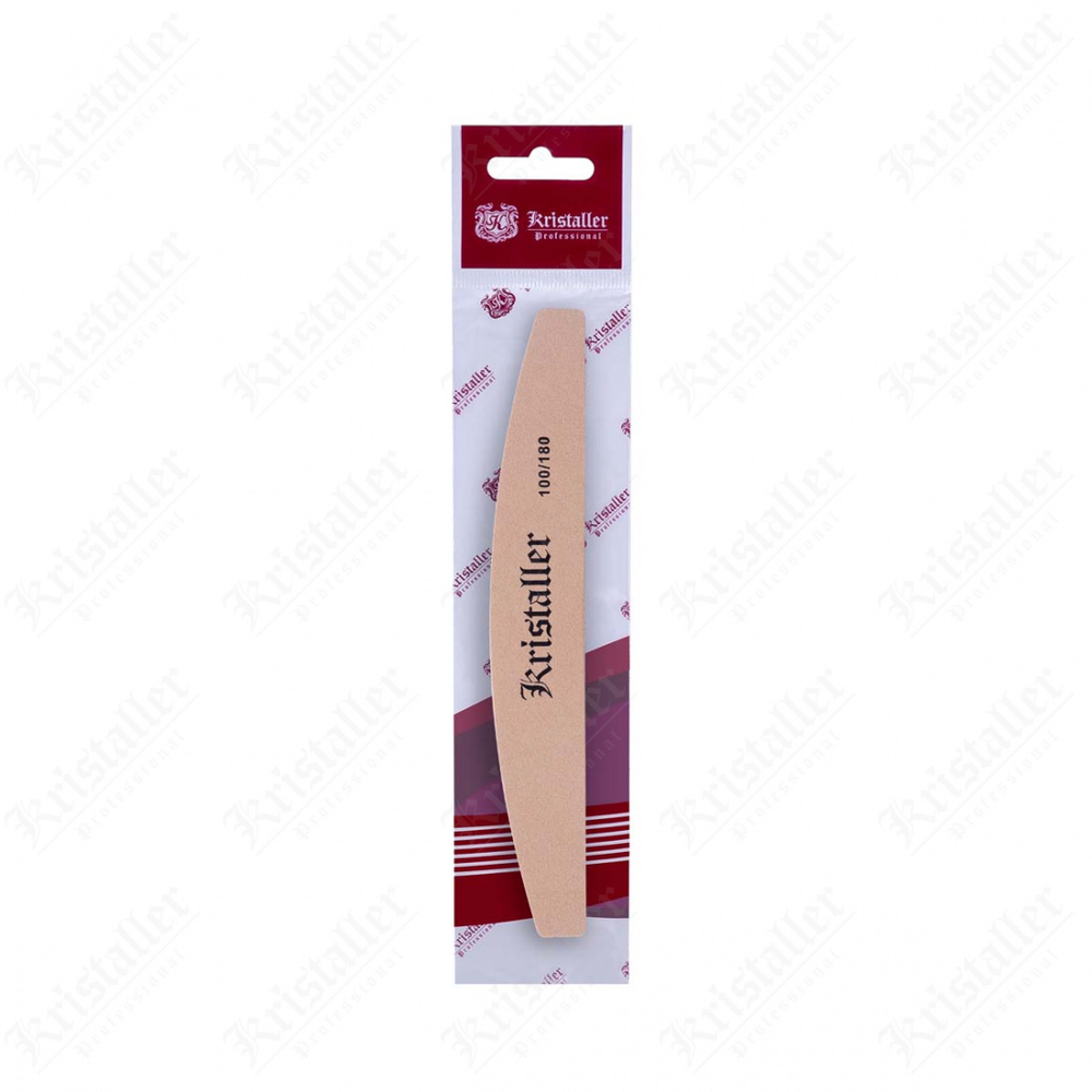 Kristaller Пилка для ногтей Лодка песочная абразивность 100x180 2