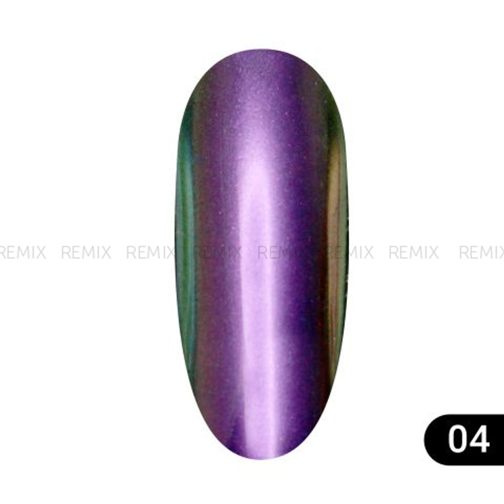 Втирка для ногтей Global Fashion, Magic mirror powder 04