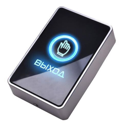 ЛКД-КН-22-60 Кнопка выхода сенсорная, накладная (черная)