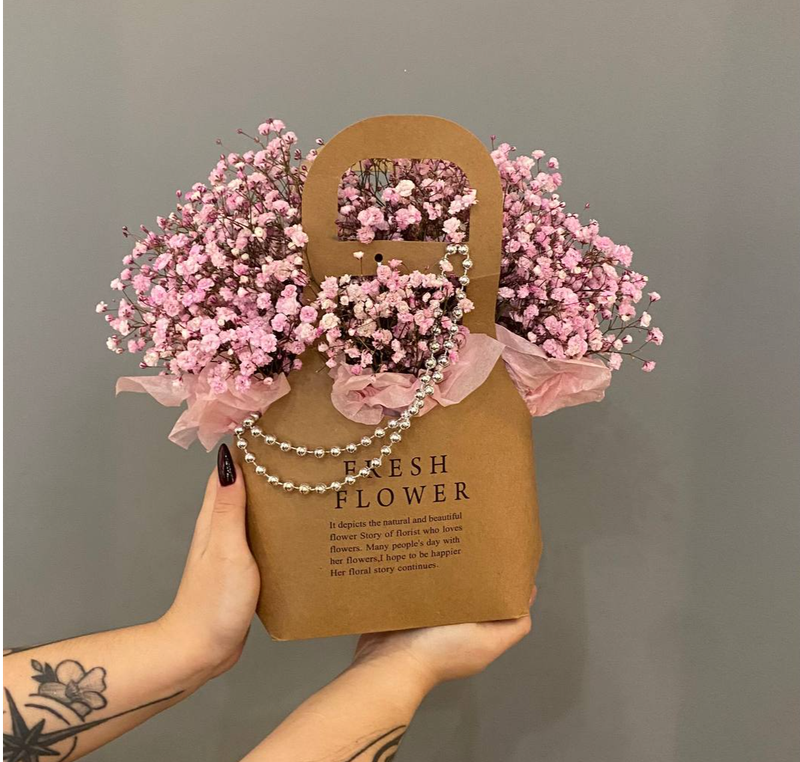 Композиция из розовой гипсофилы Композиция из розовой гипсофилы