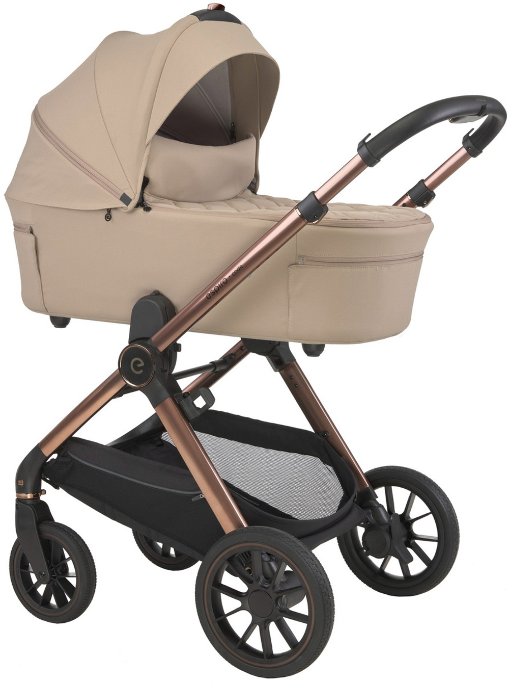 Детская коляска 3 в 1 Espiro Code 2026 и автокресло Pi Beige 119 loving beige