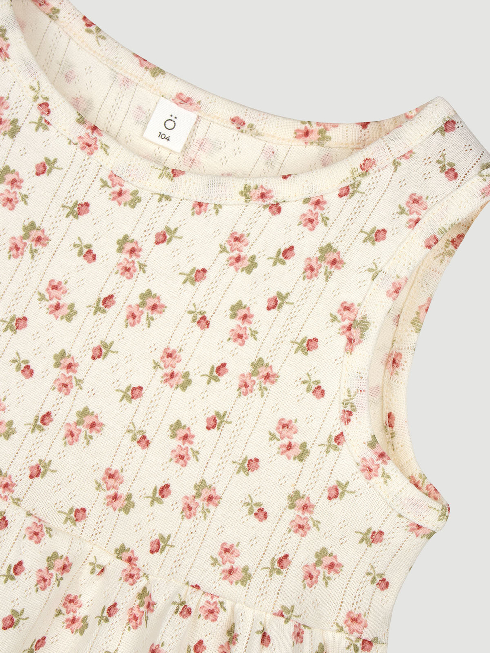 Комплект Mjölk (топ и брюки) Розовые цветочки