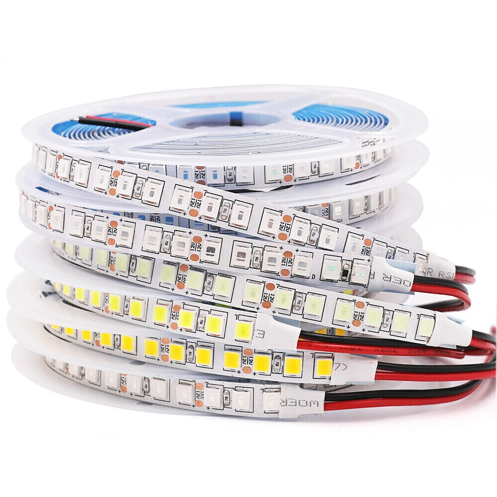 Светодиодная лента 5050, DC24V, 0.08W/1, 120led, IP21, Cold White, 5м