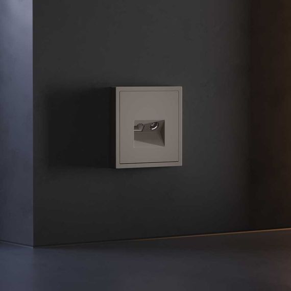 Накладка для розетки TV+RJ45 кат. 6, S70 (капучино) Voltum VLS002714