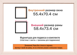 Рамка 55x70 для постера и фотографий