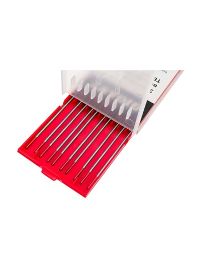 Электроды вольфрамовые (WT-20-175; 1.6 мм; красный; DC; 10 шт) Gigant TE-WT-X-1,6