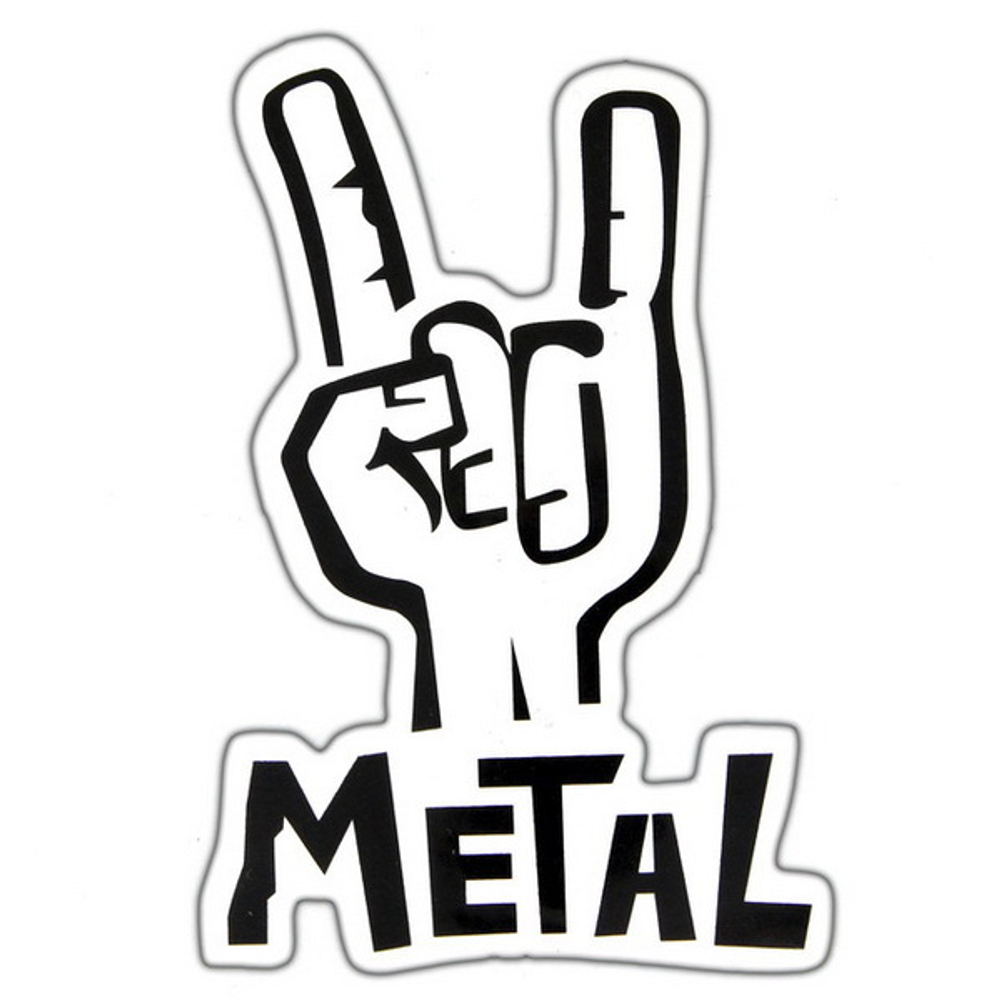 Наклейка Metal