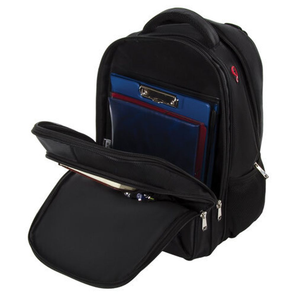 Рюкзак BRAUBERG "Relax 3", 35 л, размер 46х35х25 см, ткань, черный, 224455